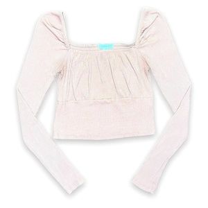 Topshop Blush Cropped Top